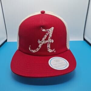Alabama Crimson Tide Dad Hat Cap Strap Back Mesh Soft Flexible Bill Womens Red